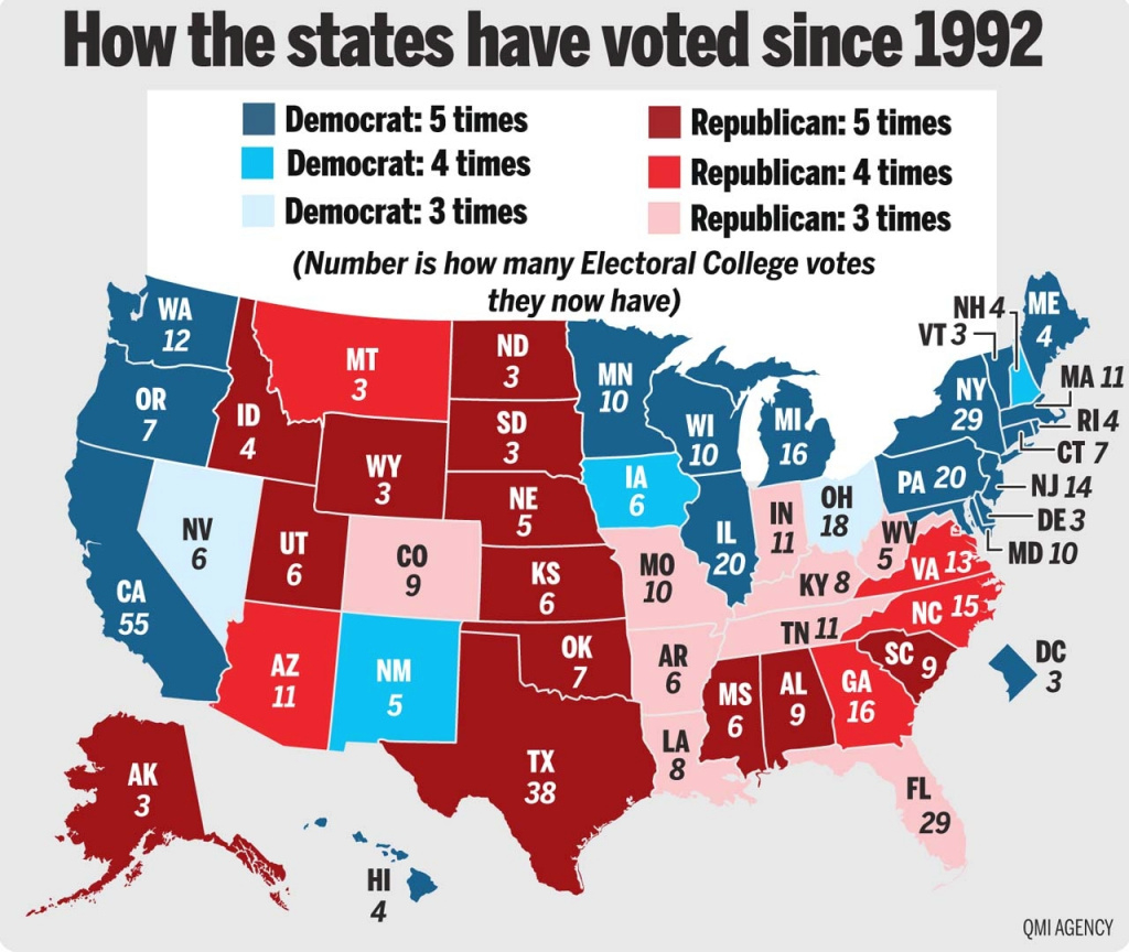 Political Map Of Usa Red And Blue States State Vs Divide Wikipedia regarding State Political Map