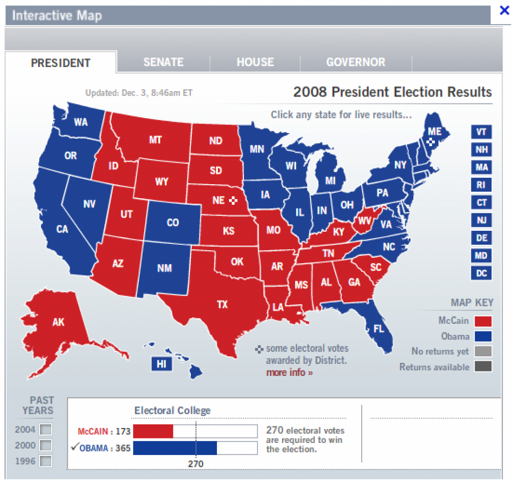 Politics | Stats In The Wild with Red State Blue State Map 2012 Presidential Election