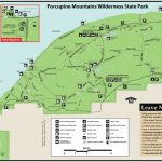 Porcupine Mountains Wilderness State Parkmaps & Area Guide In Map Of Porcupine Mountains State Park
