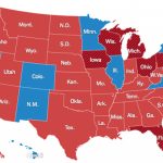 Presidential Election Results: Donald J. Trump Wins – Election With Blue States Map