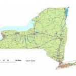 Preview Of New York State Vector Road Map. Inside New York State Map Pdf