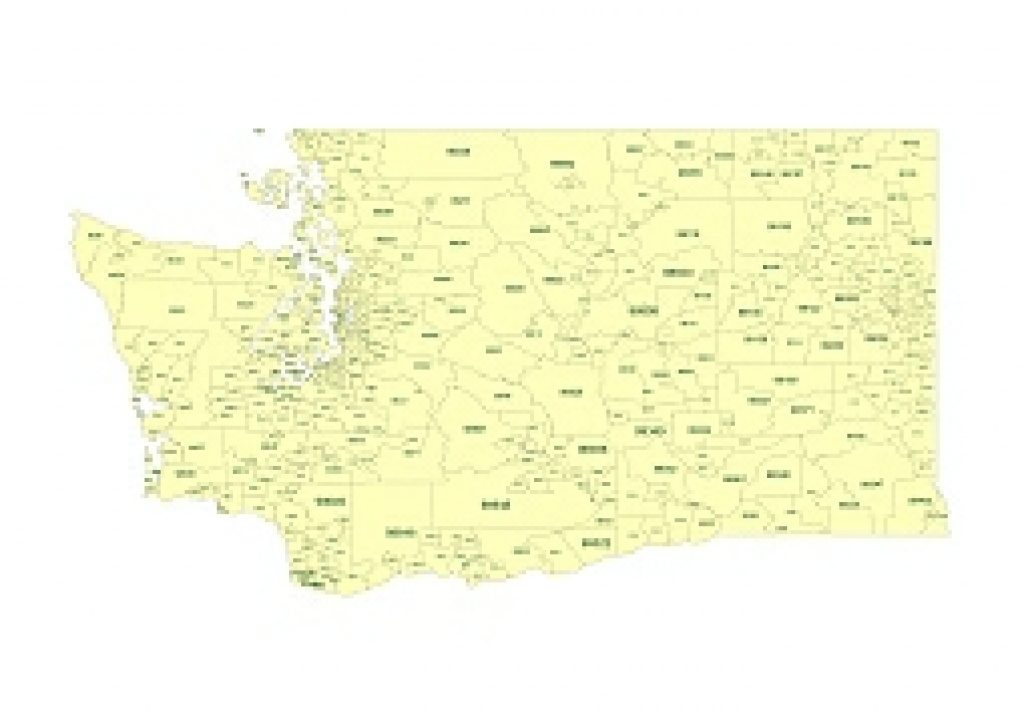 Preview Of Washington State Zip Codes Throughout Washington State Zip Code Map - Printable Map