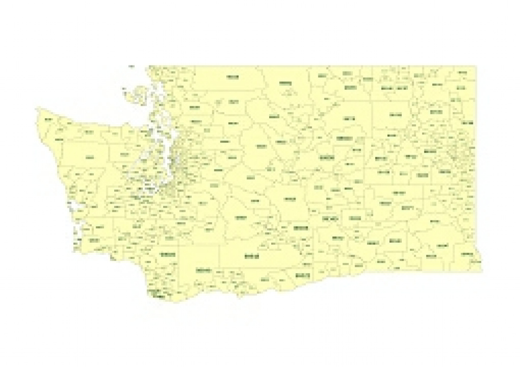 Preview Of Washington State Zip Codes throughout Washington State Zip Code Map