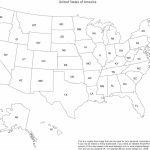 Print Out A Blank Map Of The Us And Have The Kids Color In States Pertaining To Empty 50 States Map