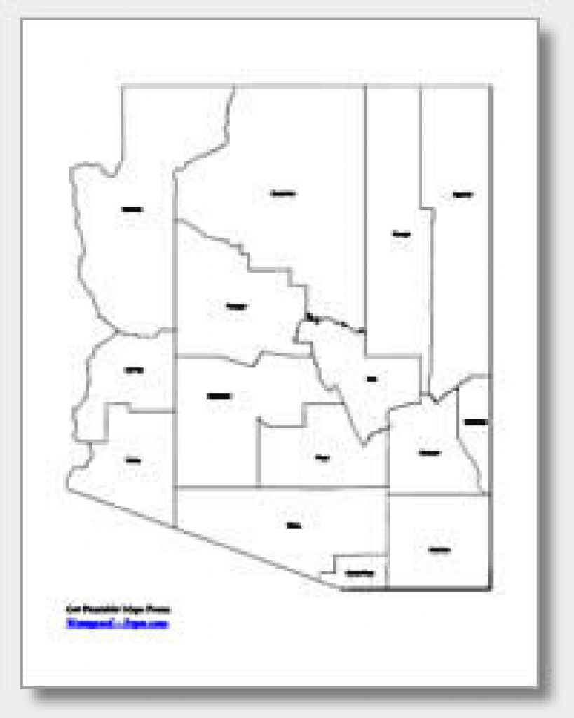 Printable Arizona Maps | State Outline, County, Cities in Arizona State Map Outline