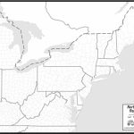 Printable Map Northeast Region Us New Blank Northeast Region Map Map For Outline Map Northeast States