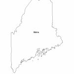 Printable Map Of The State Of Maine   Eprintablecalendars Within Maine State Map Printable