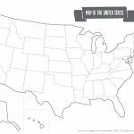 Printable Map Of The Usa   Mr Printables (Blank) | Homeschool Ideas Throughout Printable Map Of The United States