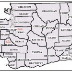 Printable Map Of Washington State Within Printable Map Of Washington State