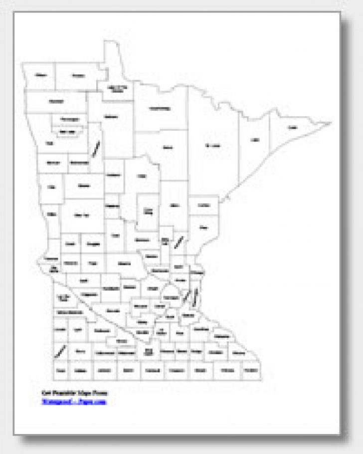 Printable Minnesota Maps | State Outline, County, Cities pertaining to ...