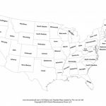 Printable States And Capitals Map | United States Map Pdf With Regard To Printable Us Map With States