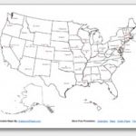 Printable United States Maps | Outline And Capitals Intended For Blank States And Capitals Map