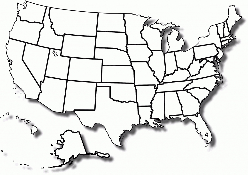 Printable Us State Map Blank Free Printable Us Maps United States in Free Printable State Maps