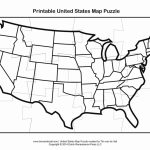 Printable Us State Map Puzzle   Free World Maps Collection With Printable State Maps