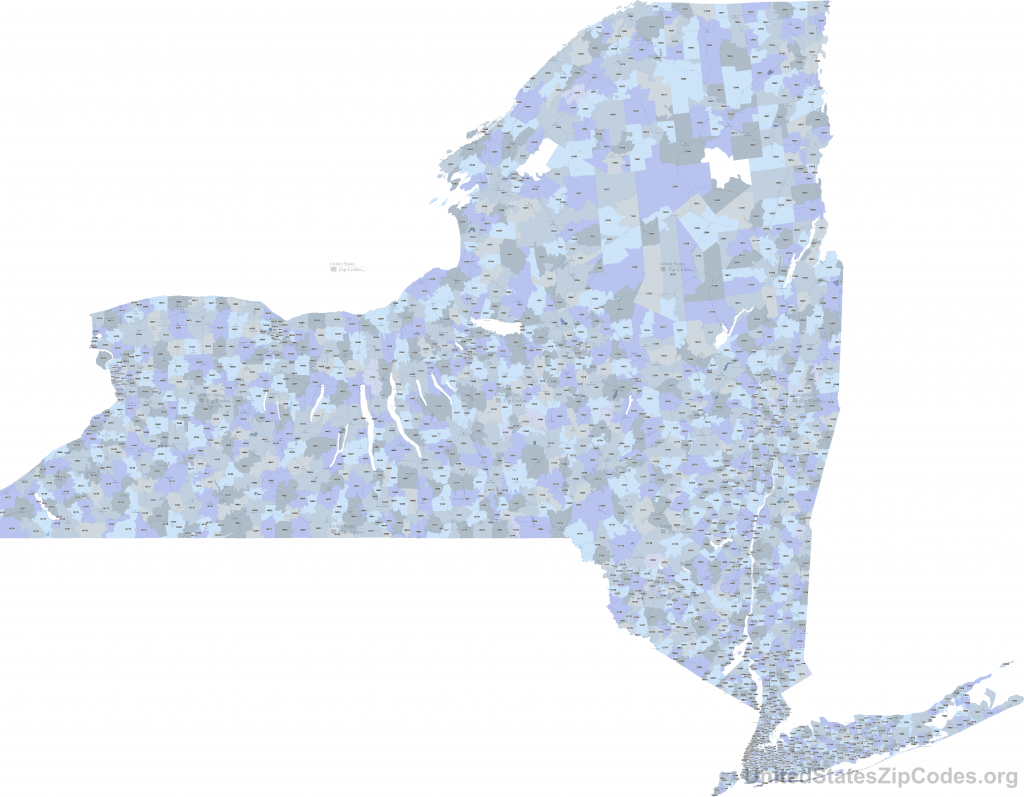 Printable Zip Code Maps - Free Download throughout New York State Zip Code Map
