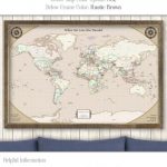 Push Pin World Travel Map With States Push Pin World Map | Etsy In States Traveled Map
