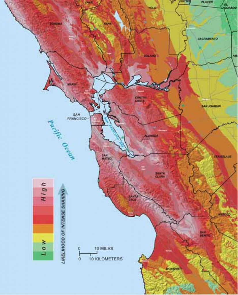 Putting Down Roots In Earthquake Country—Your Handbook For The San for Usgs Earthquake Map Washington State