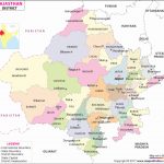 Rajasthan District Map Regarding Political Map Of Rajasthan State