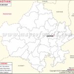 Rajasthan Outline Map Within Political Map Of Rajasthan State