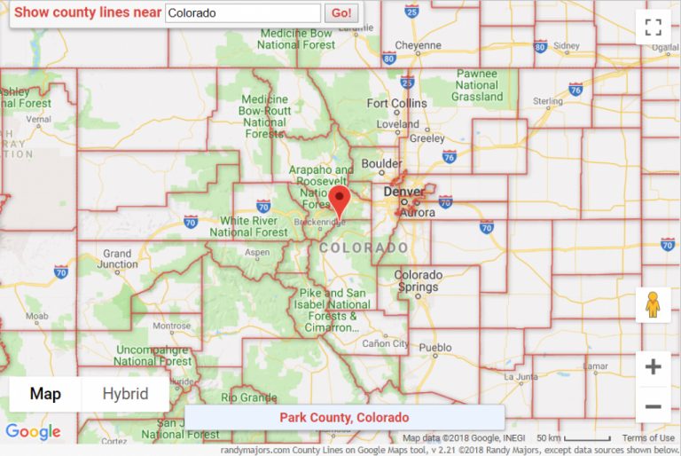 Randymajors Here's How You Can See All County Lines On Google Maps In