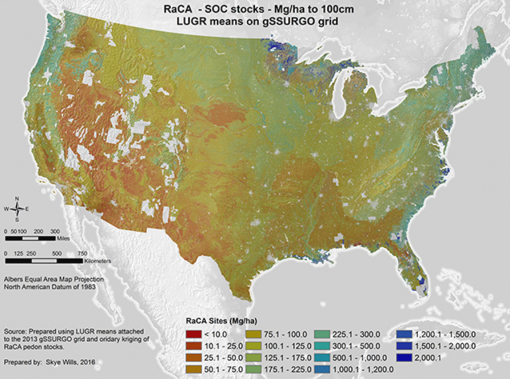 Rapid Carbon Assessment (Raca) | Nrcs Soils intended for Penn State Soil Map