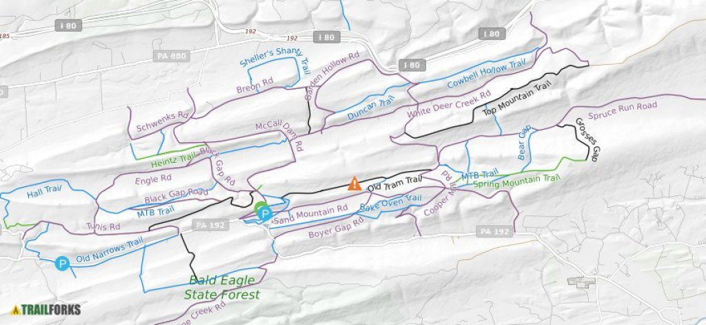 Rb Winter State Park, Williamsport Mountain Bike Trails | Trailforks for Rb Winter State Park Trail Map