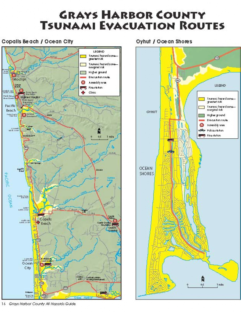 Reading The Washington Landscape: Tsunami Policy In Washington State throughout Washington State Tsunami Map
