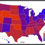 Red State, Blue State, Is America Actually Purple   The Power Of For Map Of Red States And Blue States 2016