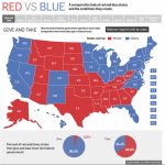 Red State Vs. Blue State Infographic | Political Maps Regarding Red State Blue State Map