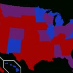 Red States And Blue States   Wikipedia Intended For Blue States Map