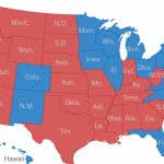 Red States, Blue States: 2016 Is Looking A Lot Like 2012 (And 2008 For Red State Blue State Map