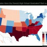 Red States Least Educated In The U.s. | Time Regarding Blue States Map