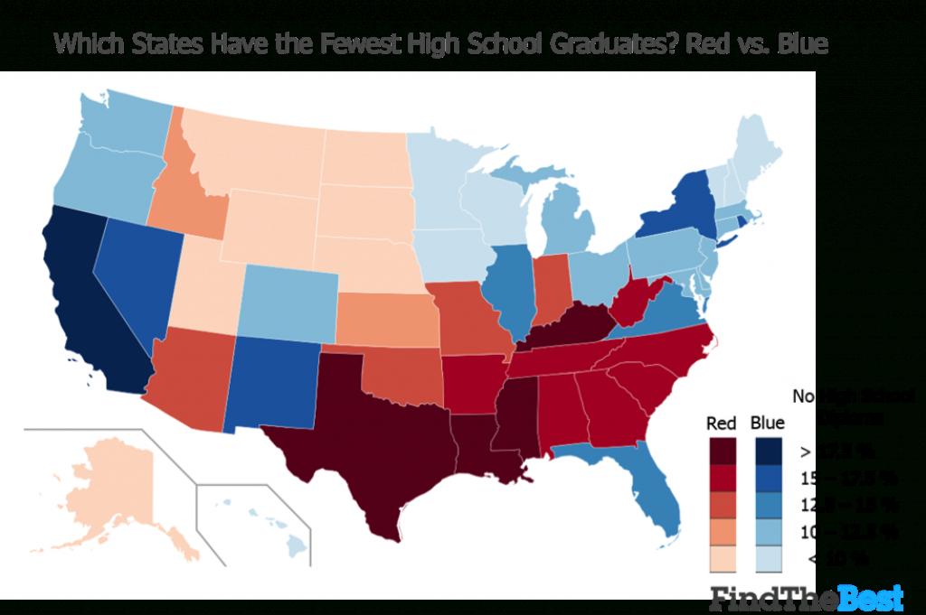 Red States Least Educated In The U.s. | Time regarding Blue States Map
