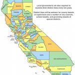 Redistricting California Map California California State Senate In California State Assembly Map