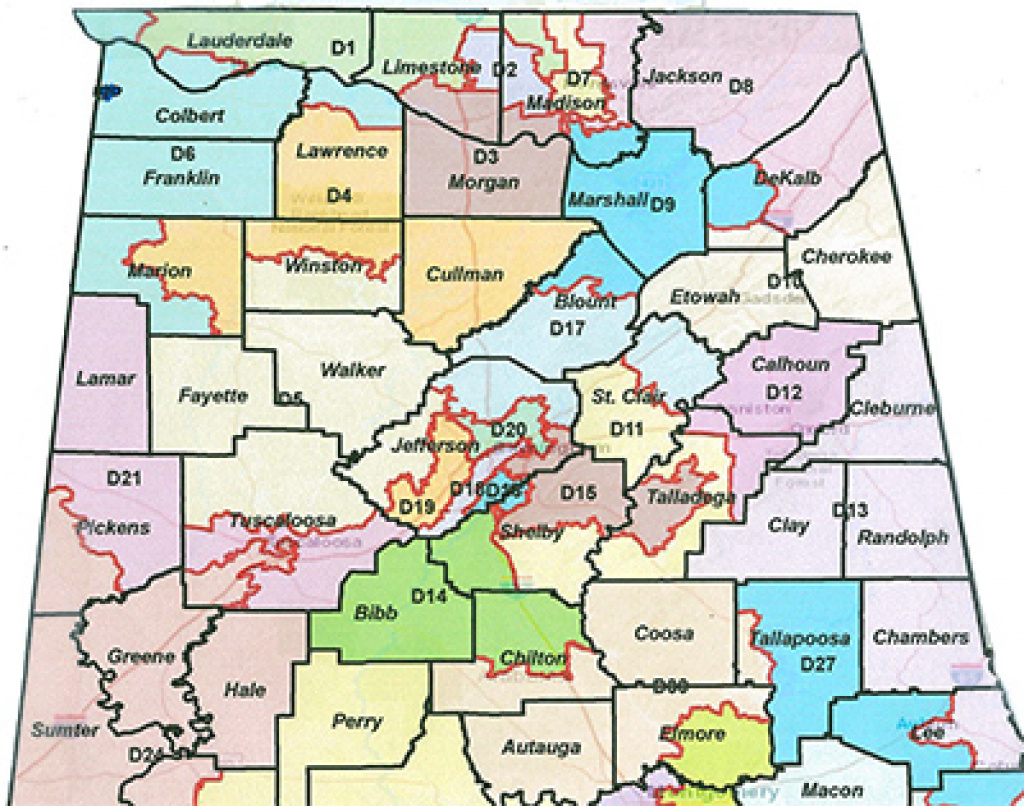 Redistricting Finalized | Alabama Farmers Federation | Alfa Farmers with Alabama State Senate Map