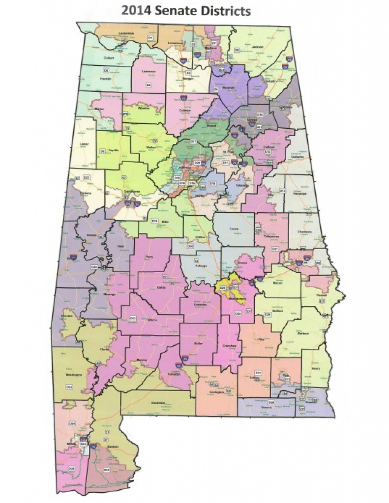 Redistricting Round-Up: Alabama Case Makes Waves, Reform In Congress in Alabama State Senate Map