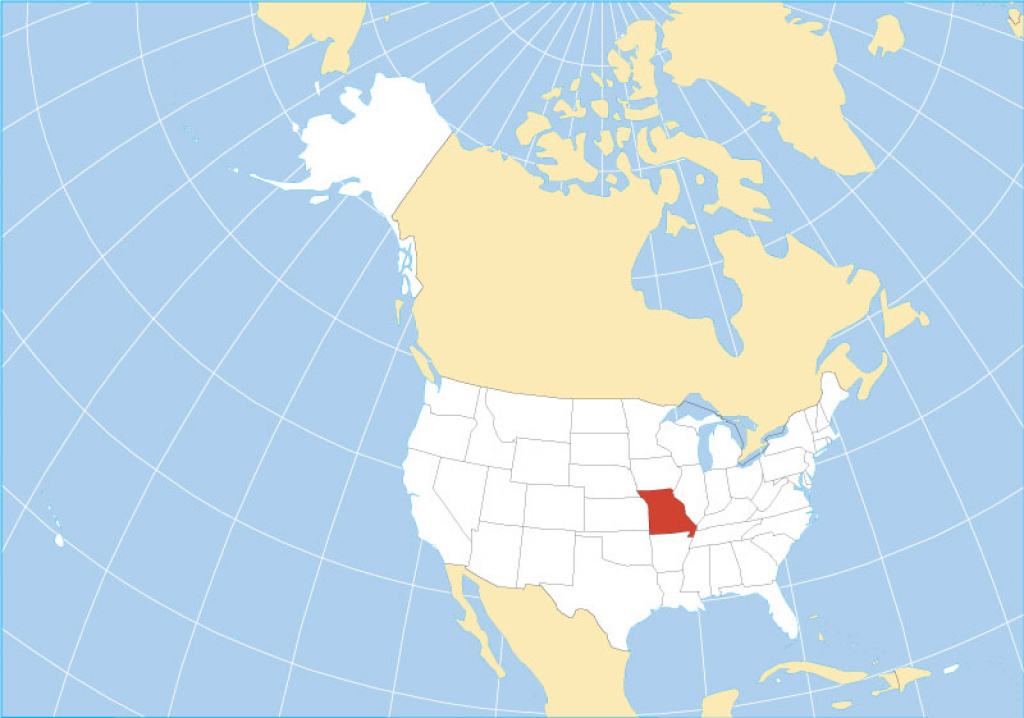 Reference Maps Of Missouri, Usa - Nations Online Project with regard to State Reference Map Missouri