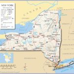 Reference Maps Of The State Of New York, Usa   Nations Online Project Intended For New York State Map With Cities And Towns