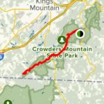 Ridgeline Trail   North Carolina | Alltrails In Crowders Mountain State Park Trail Map