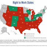 Right To Work Is Right For Wisconsin | Wmc Throughout Map Of Right To Work States