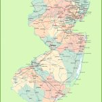 Road Map Of New Jersey With Cities Regarding Map Of New Jersey And Surrounding States