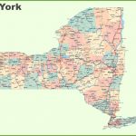 Road Map Of New York With Cities Inside New York State Map With Cities And Towns