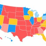 Road To 270: Cnn's General Election Map   Cnnpolitics In Map Of States And Electoral Votes