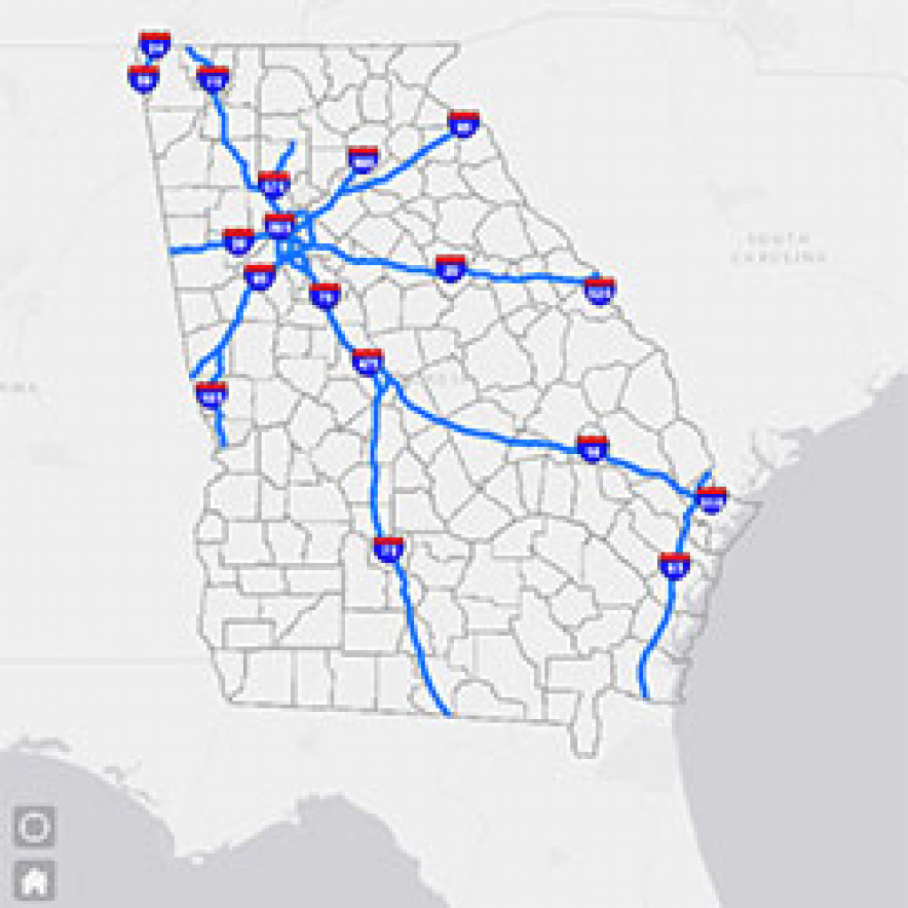 Road &amp;amp; Traffic Data with regard to Georgia State Highway Map