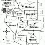 Rocky Mountain States Map/quiz Printout   Enchantedlearning Pertaining To Us Map Rocky Mountain States