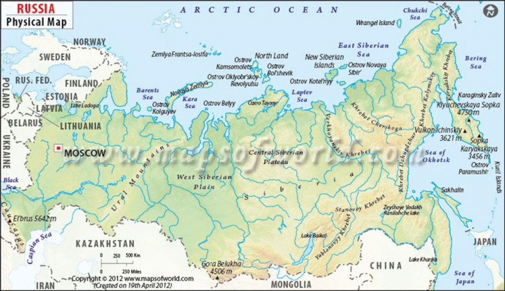 Russia - Study Mbbs In Russia in Russia And Commonwealth Of Independent States Map