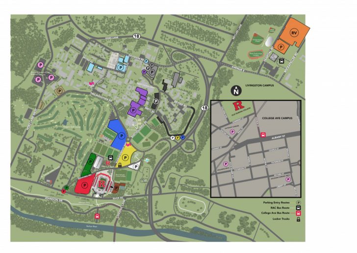 Penn State Football Parking Map