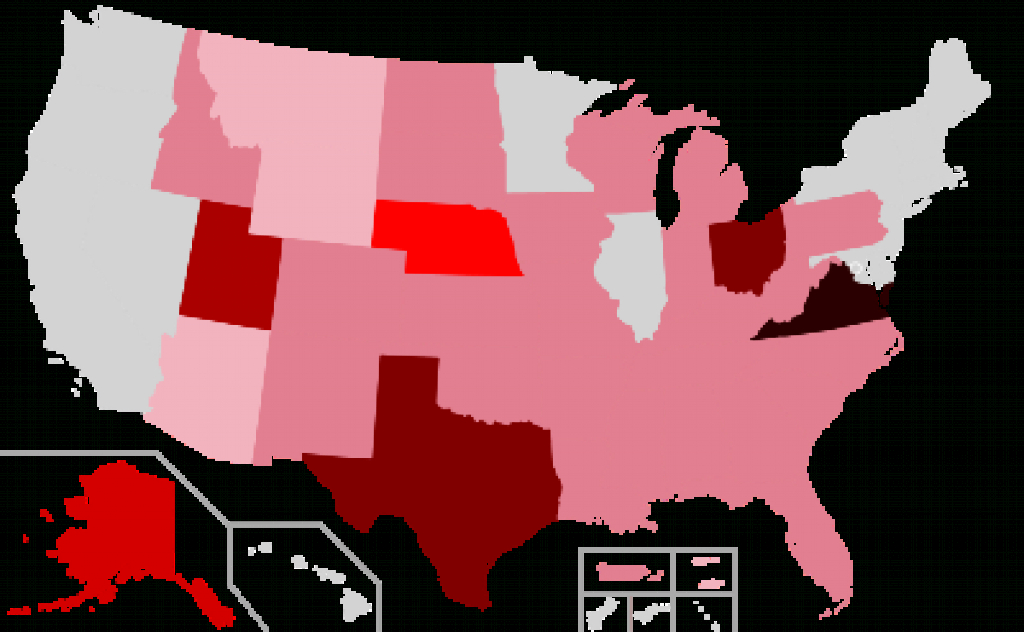 Same-Sex Marriage Law In The United Statesstate - Wikipedia intended for Gay Marriage Us States Map