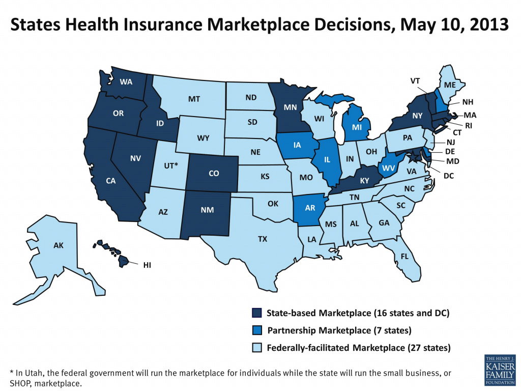 Setting Up Louisiana&amp;#039;s Health Insurance Exchange | Wrkf throughout States With Exchanges Map