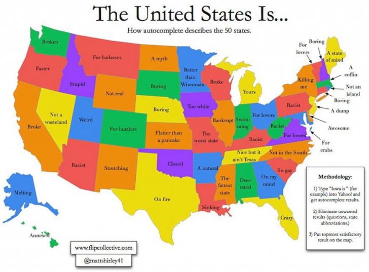 Show Me A Map Of The United States Of America